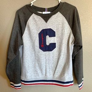 Champion | Fleece Crewneck | GREY - SMALL